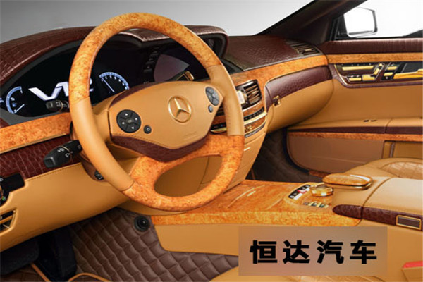 奔馳S600黃金內(nèi)飾改裝